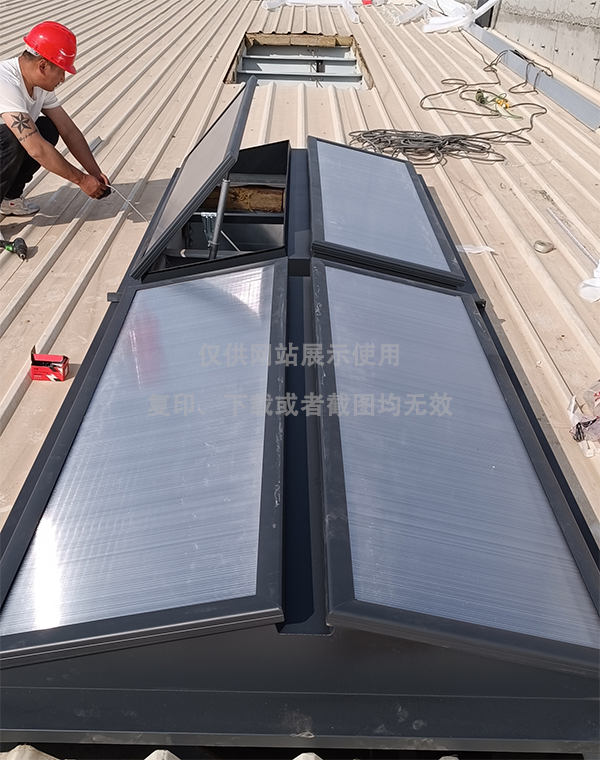 兰州王老吉生产车间延长排烟天窗