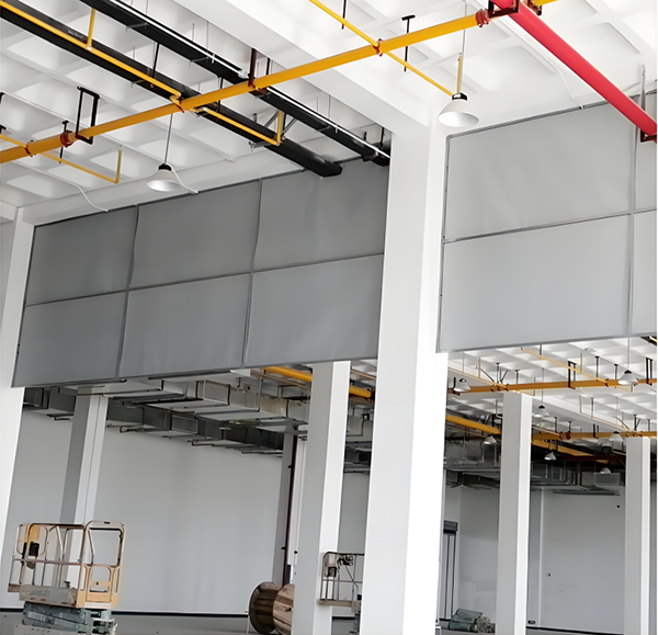 防火布延长挡烟垂壁